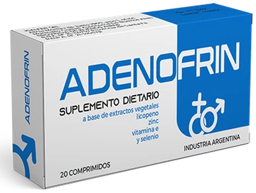 Adenofrin y sus 6 activos: Saw Palmetto, Pygeum, licopeno, zinc, vitamina E y selenio